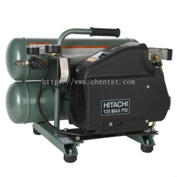 Hitachi - EC89 4-Gallon Portable Electric Twin Stack Air Compressor