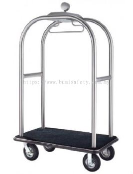 Stainless Steel Birdcage Styling Cart (Hairline Finish)
