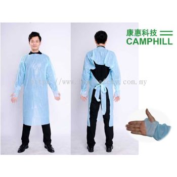 Long Sleeve Apron With Thumb Hook