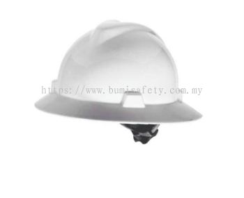Industrial Safety Helmet Msa Full Brim V-Gard Hard Hats