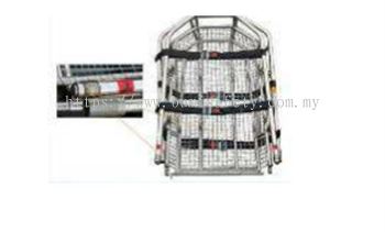 Stainless Steel Basket Stretcher w/4 point Bridle Sling