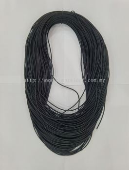 2.25mm Elastic Rope - Black ( Stock Available ) 