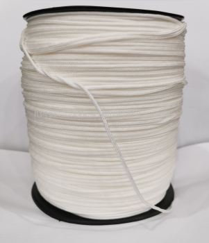 2mm 100% Nylon Rope - White ( Ex Stock 600mtrs/roll )