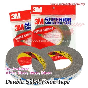 3M 10mm x 10yds Foam Tape