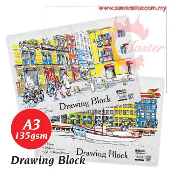 A3 135gsm Drawing Block 图画本