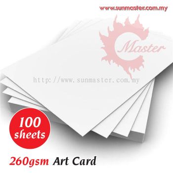 A4 260gsm Art Card (100s)