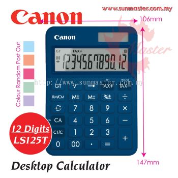 Canon LS-125T (Tax Calculator)