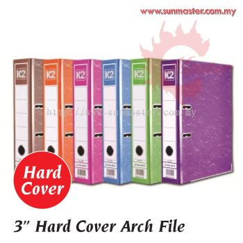 3" Color Arch File (24s) - Hard Cover with Index