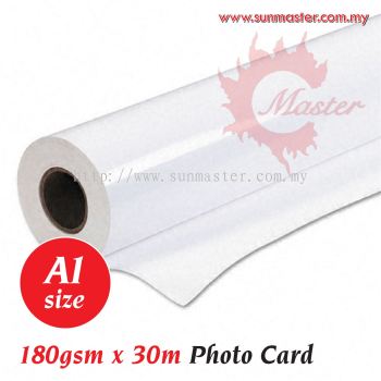 594mm x 30m x 180gsm Photo Glossy Card