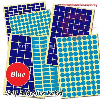 Self-Adhesive Labels - Blue