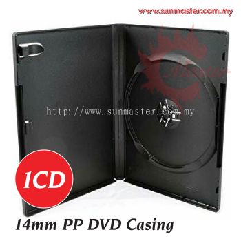 DVD PP Black Casing - 1CD (100s)