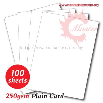 12x18 250gsm White Card (100s)