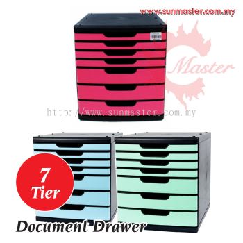 7 Tier Plastic Drawer