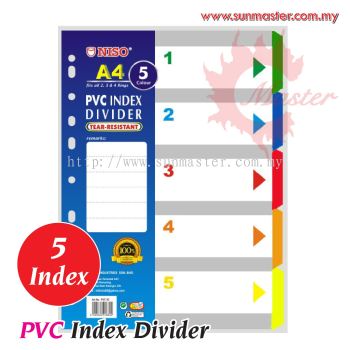 PVC Index Divider (5 Tabs)