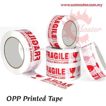 48mm x 50yds Fragile Tape