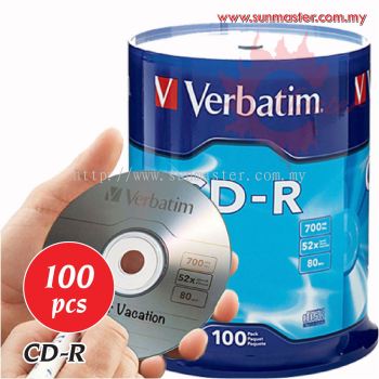 Verbatim 94554 CDR 700MB 80min Recordable (100s/spin)