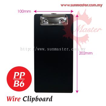 B6 PP Wire Clipboard