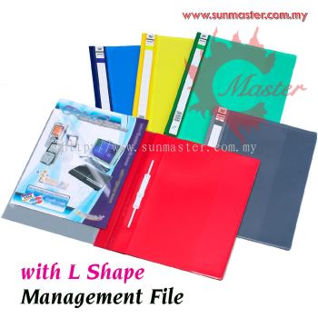 A4 PVC Management File (with L Shape)