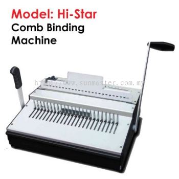 Hi-Star Comb Binding Machine