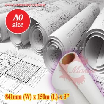 A0 841mm x 150m x 3"