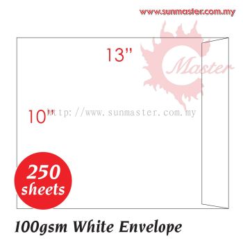 10" x 13" White Envelope