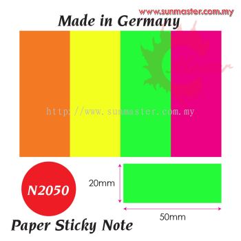 20 x 50mm Paper Sticky Note