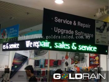 Single Color LED Signbrond Sample in Johor