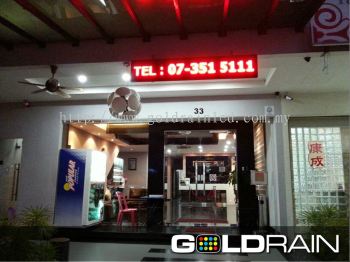 Single Color LED Signbrond Sample in Johor