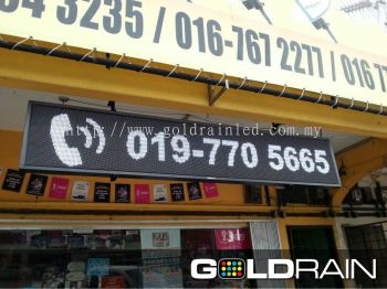 Single Color LED Signbrond Sample in Johor