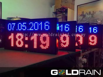 LED Clock And Calendar Signbrond 