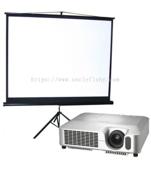 Presentation Projector & Screen