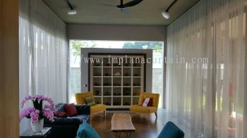 Living Room Curtain Installation at Balakong, Selangor