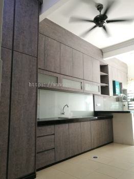 Solid Plywood Laminated Kitchen Cabinet #NUSARI AMAN 2