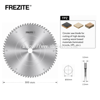 Frezite 12" X 72T X 30H TPZ TCT SAW BLADE