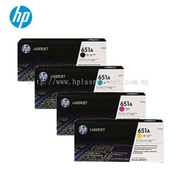 HP 651A ORIGINAL TONER CE340A CE341A CE342A CE343A HP651A