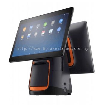 SUNMI T2 15+10'' DUAL SCREEN ANDROID POS TERMINAL WITH PRINTER