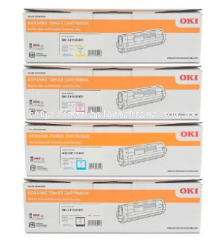 OKI C811/831 BLACK ORIGINAL TONER BCMY Printer Toner Cartridge Set - High-Quality