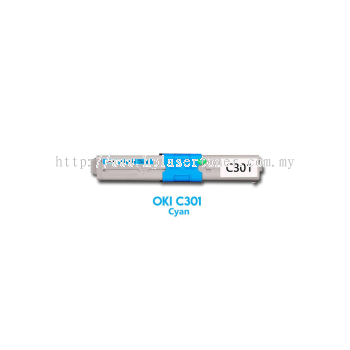 OKI C301 ORIGINAL TONER CYAN Printer Toner Cartridge Set - High-Quality