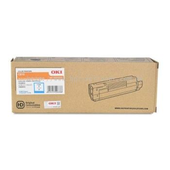 OKI C610 CYAN ORIGINAL TONER BCMY Printer Toner Cartridge Set - High-Quality