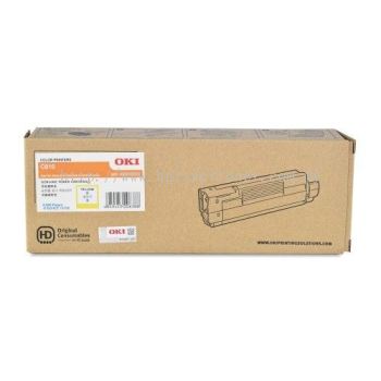 OKI C610 YELLOW ORIGINAL TONER BCMY Printer Toner Cartridge Set - High-Quality