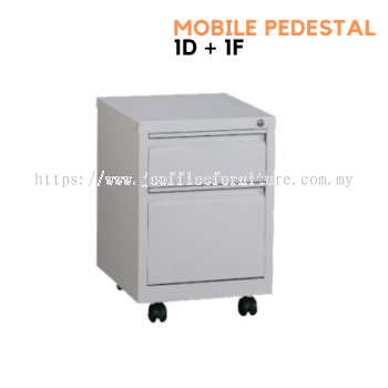 Mobile Pedestal 1 Drawer+ 1 Filing Drawer