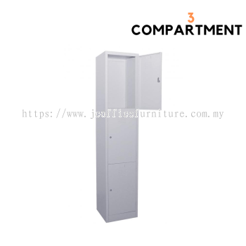 3 Door Compartment Steel Locker