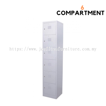 6 Door Compartment Steel Locker