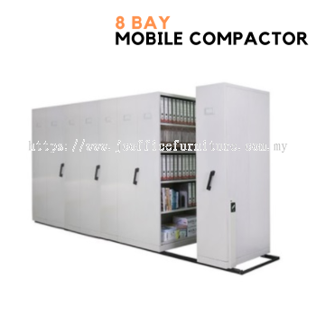 8 Bay Hand Push Mobile Compactor