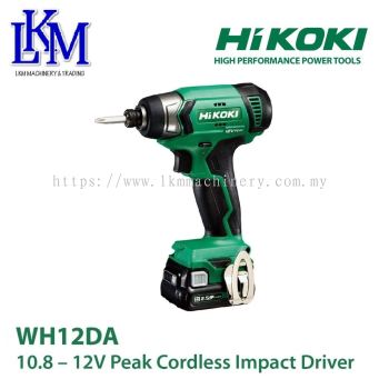 HIKOKI 10.8 - 12V PEAK CORDLESS IMPACT DRIVER WH12DA