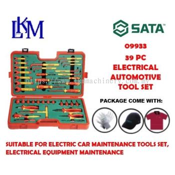 SATA 09933 39PCS ELECTRICAL AUTOMOTIVE TOOL SET/SET BOX TOOL SET
