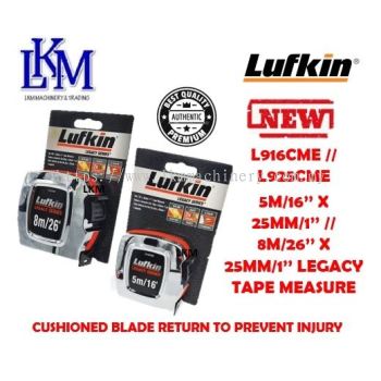 LUFKIN [ 5m/16' | 8m/26' ] Legacy Series Tape Measure ( L916CME / L925CME )