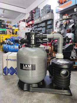 Tsunami 1HP Swimming Pool Pump with Sand Filter