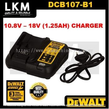 DEWALT DCB107-B1 10.8V-18V (1.25AH) CHARGER