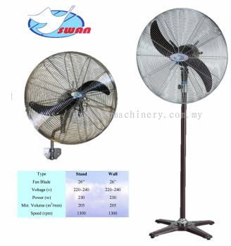 SWAN 26' INDUSTRIAL STAND & WALL FAN